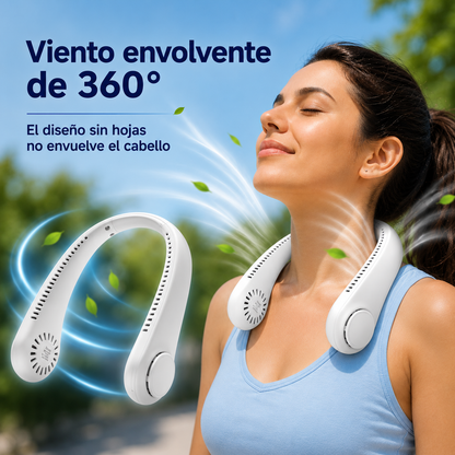 VENTILADOR DE CUELLO PORTATIL RECARGABLE