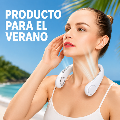 VENTILADOR DE CUELLO PORTATIL RECARGABLE