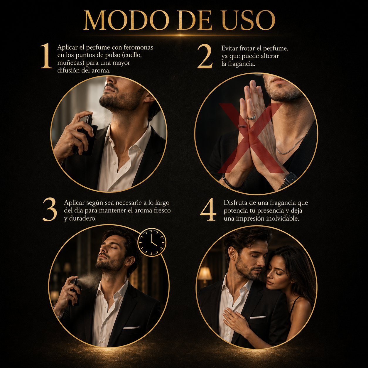 GOLDEN LURE | PERFUME CON FEROMONAS